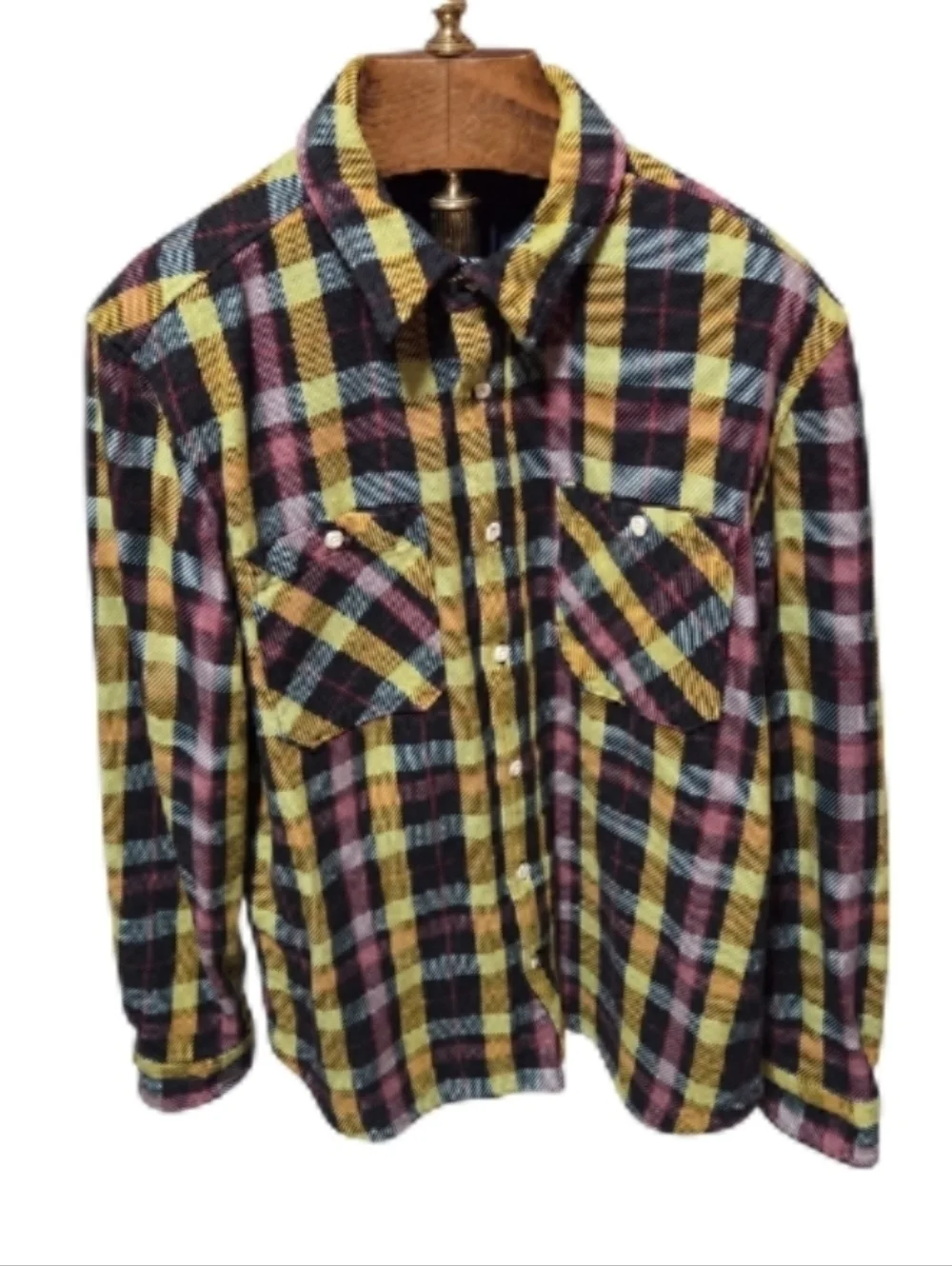 The North Face Valley Twill Flannel Shirt Heavyweight Multicolor Size XL